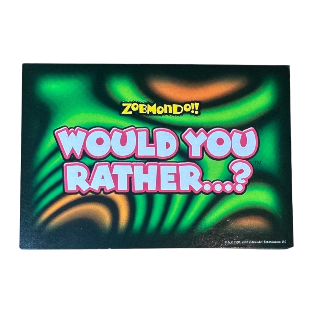 Zobmondo Would You Rather.....? Card Game